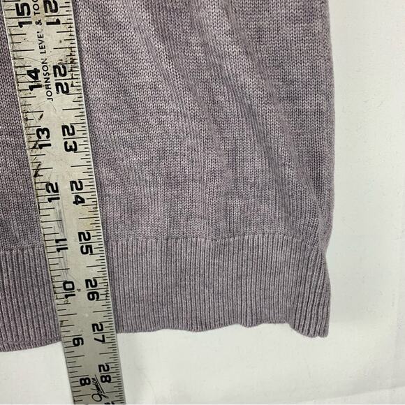 Lululemon women's 10 12 full extension sweater cashlu heathered gray long sleeve - Picture 9 of 9